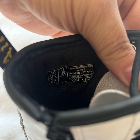 Dr. Martens 1460 8-Eye Boots in White - Picture 5 of 8